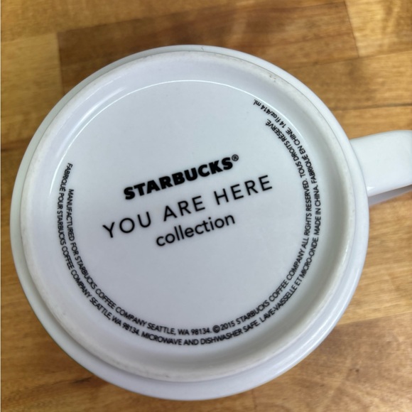 Starbucks You Are Here Collection YAH Mug Wisconsin State 14oz Retired Cheese - Picture 8 of 10